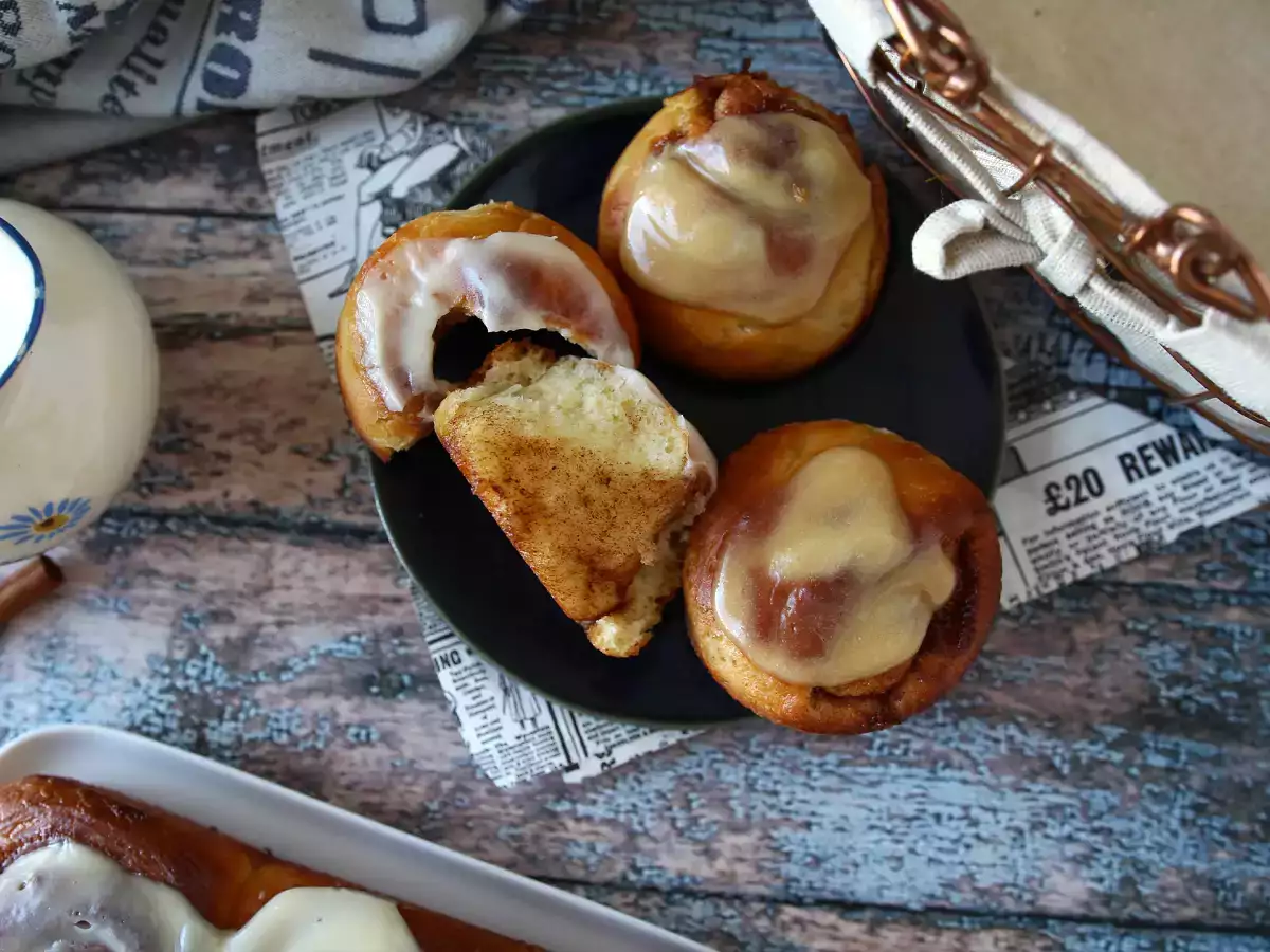 Kaneelbroodjes: brioche met kaneel en vanilleglazuur - foto 5