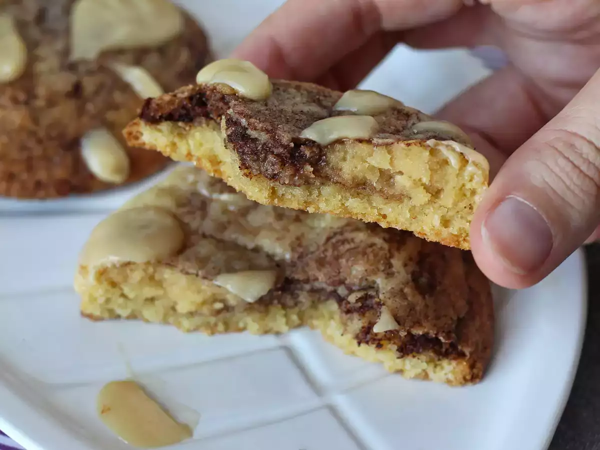 Kaneelbroodjeskoekjes, smelten in je mond en zijn knapperig met een goede kaneelsmaak - foto 6