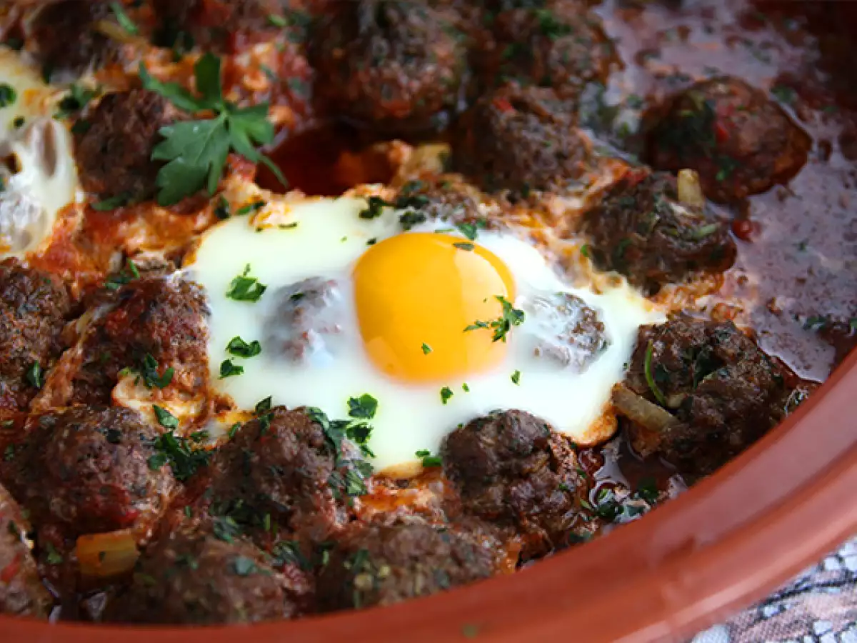 Kefta-tajine (gekruide gehaktballetjes met kruiden) - foto 3