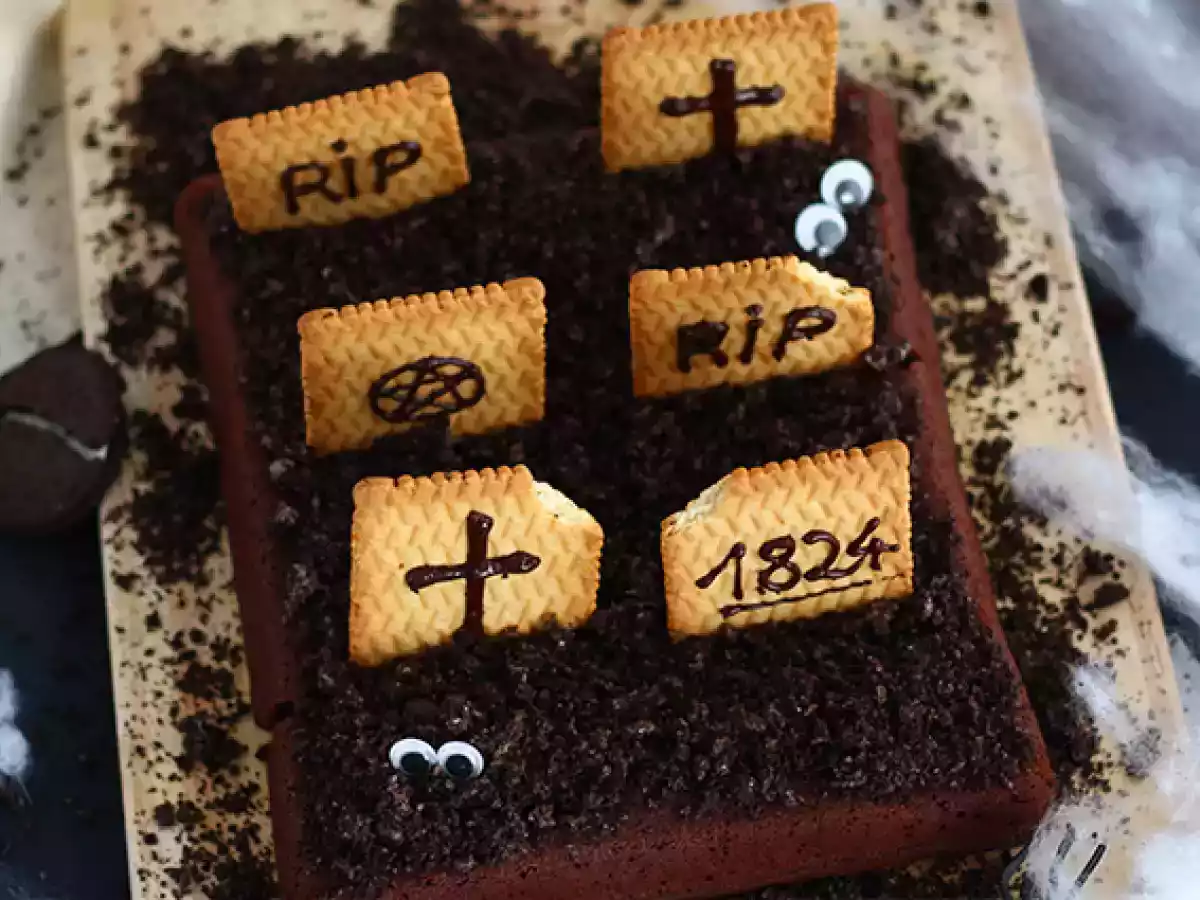 Kerkhof brownie voor Halloween - foto 3