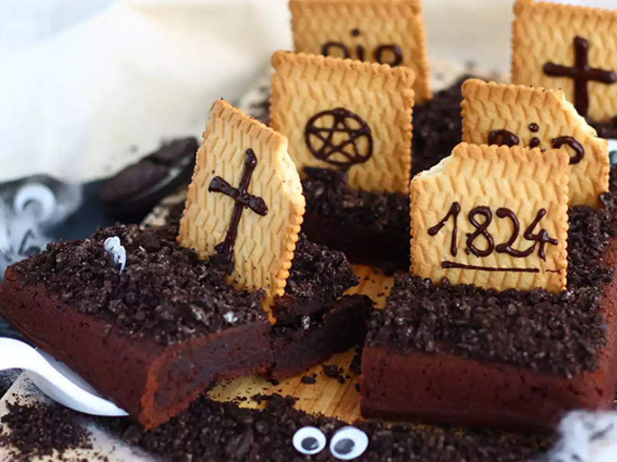 Kerkhof brownie voor Halloween - foto 4