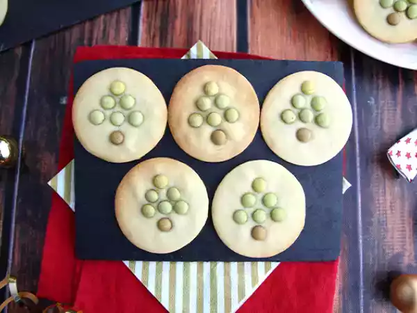 Recept Kerstboom zandkoekjes