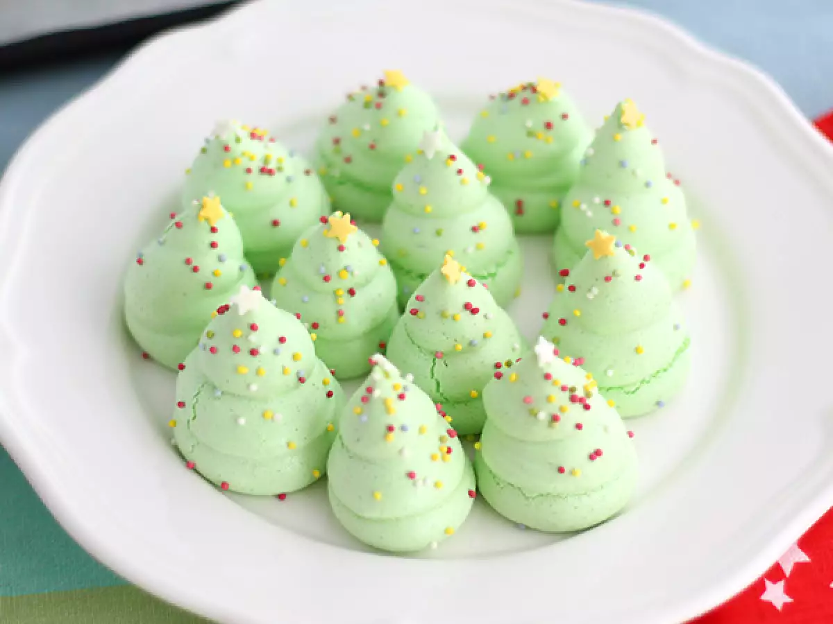 Kerstboompjes van meringue - foto 2