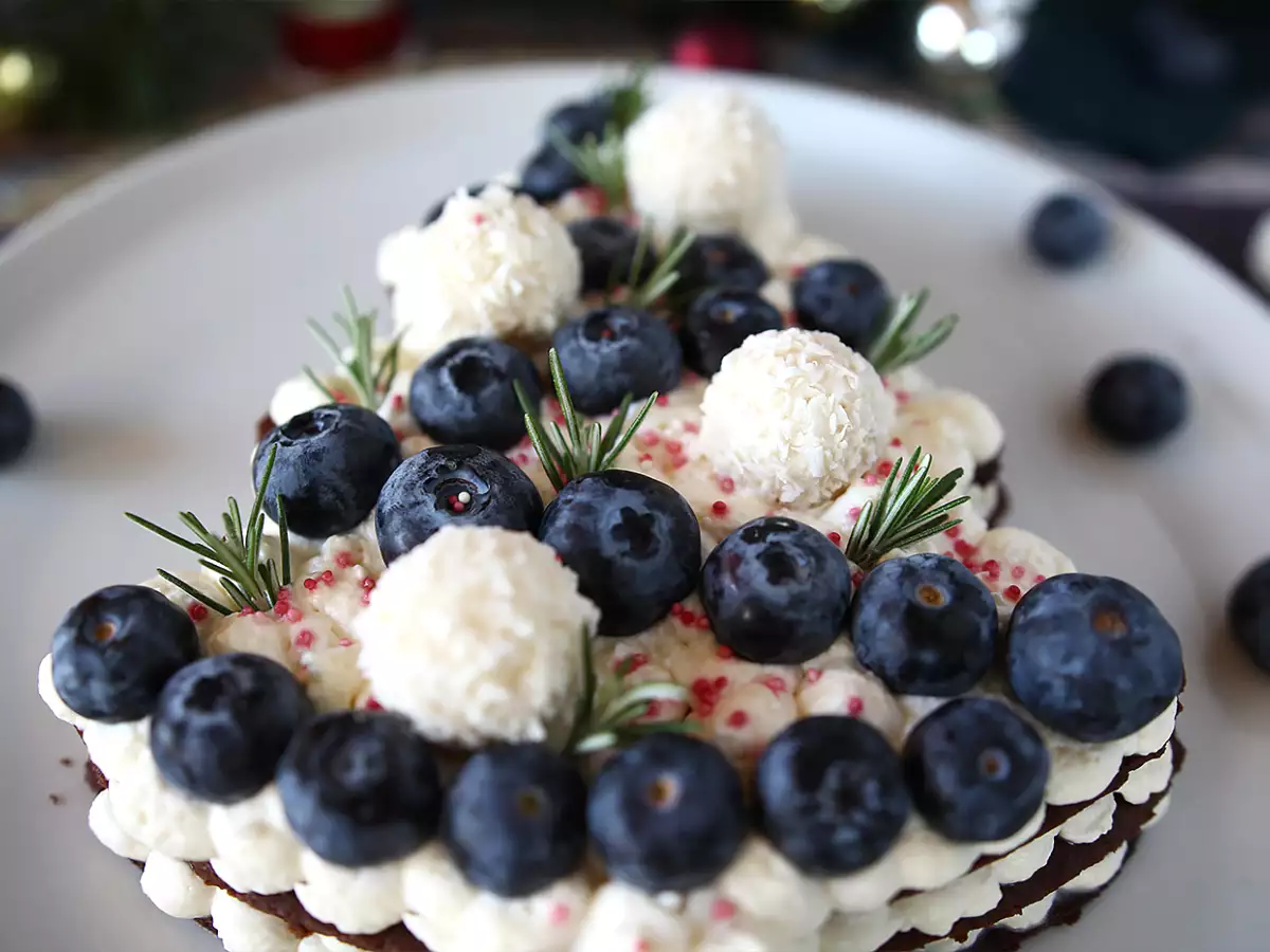 Kerstboomtaart voor Kerstmis: het enige recept dat de kerststronk kan vervangen! - foto 5