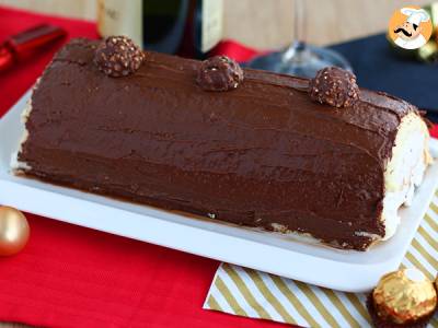 Kerstlogboek met Ferrero Rochers