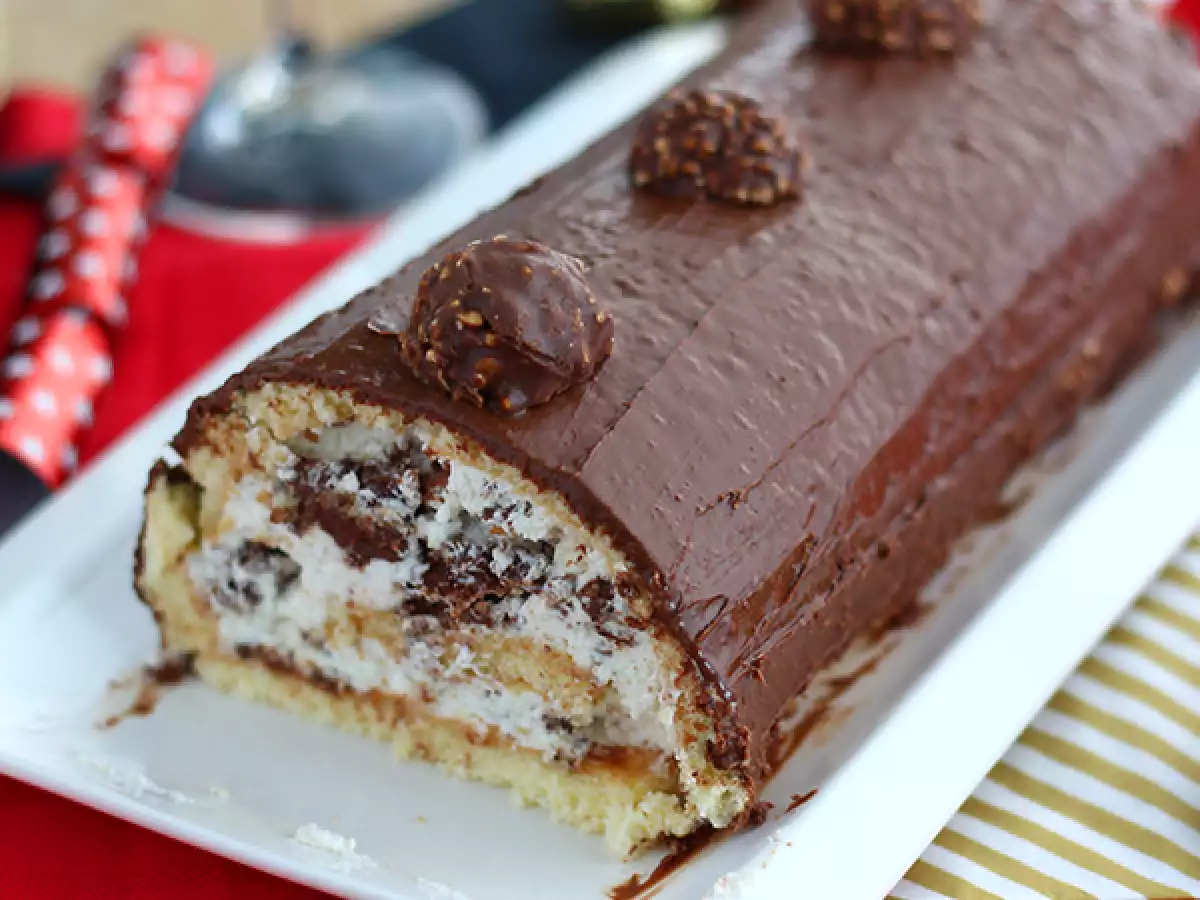 Kerststronk met Ferrero Rocher - foto 3