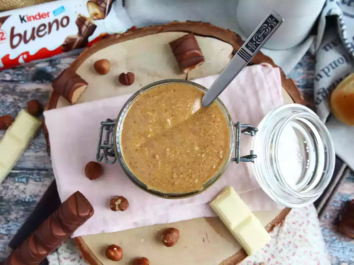 Kinder Bueno smaakpasta - slechts 2 ingrediënten - foto 3