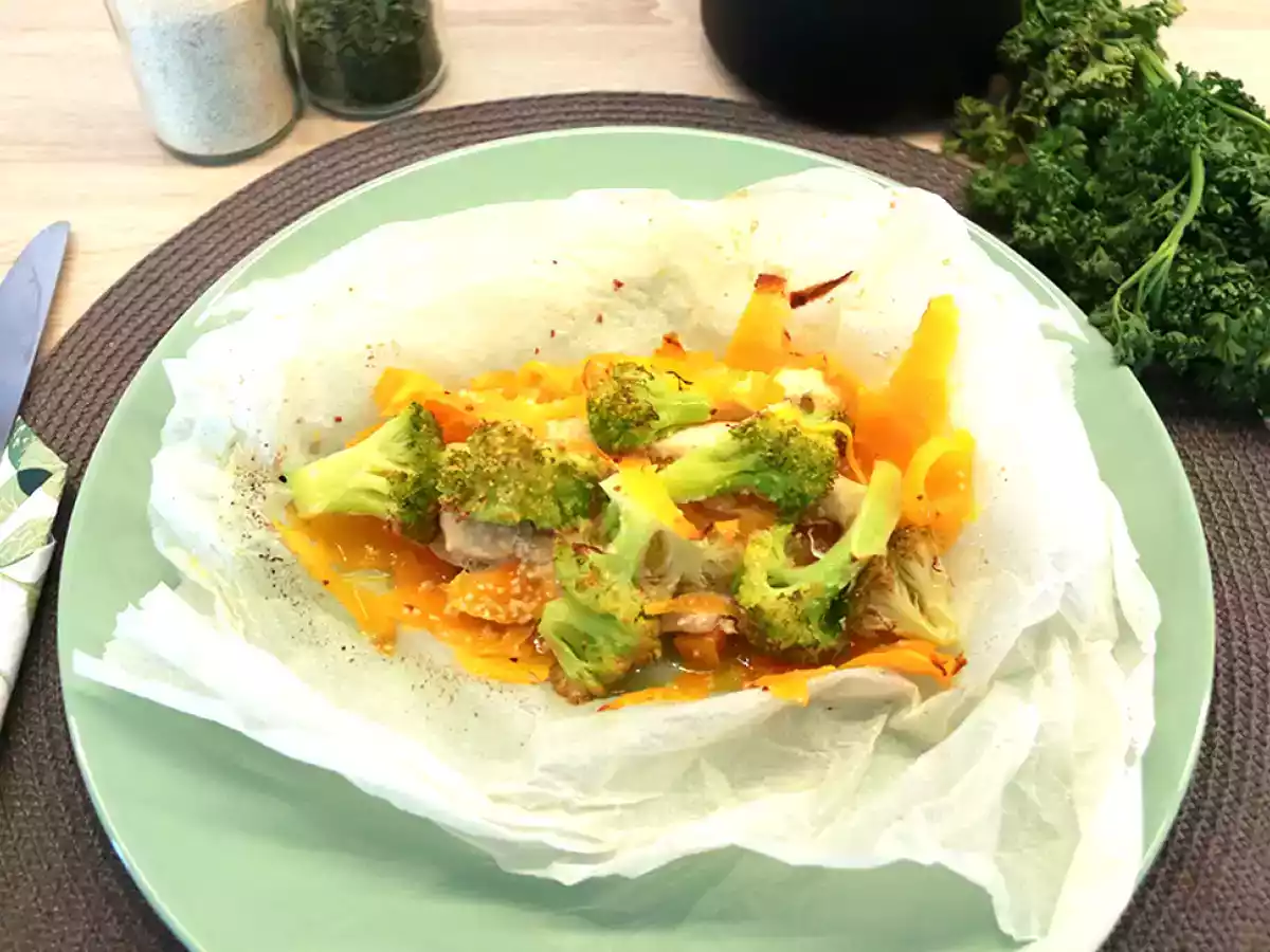 Kip in een papillote (makkelijk en gezond)
