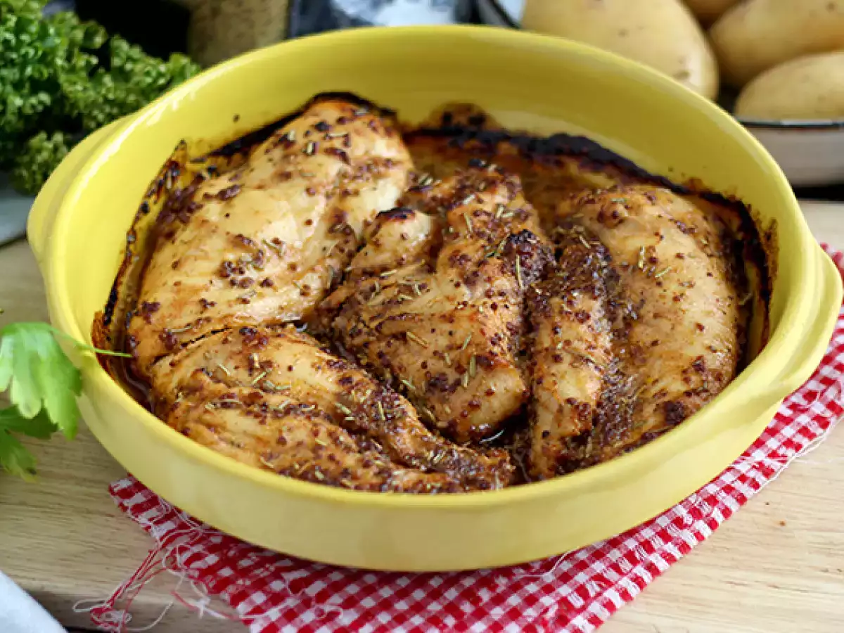 Kip met honing en mosterd uit de oven - foto 4