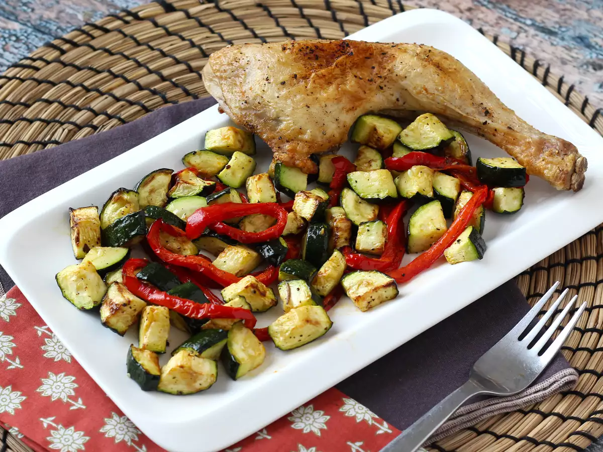 Kip met paprika en courgette uit de airfryer: klaar in 20 minuten! - foto 3