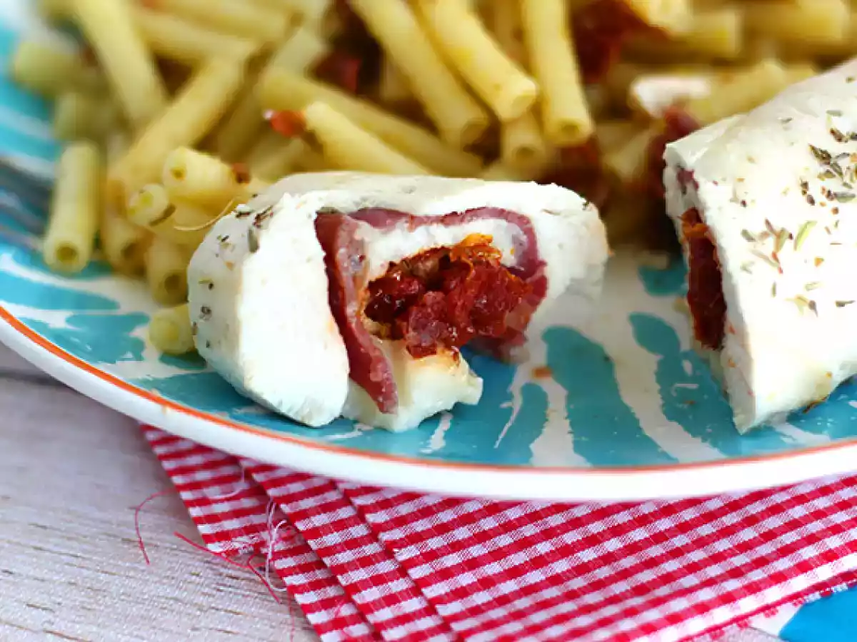 Kipballotines met mozzarella - foto 4