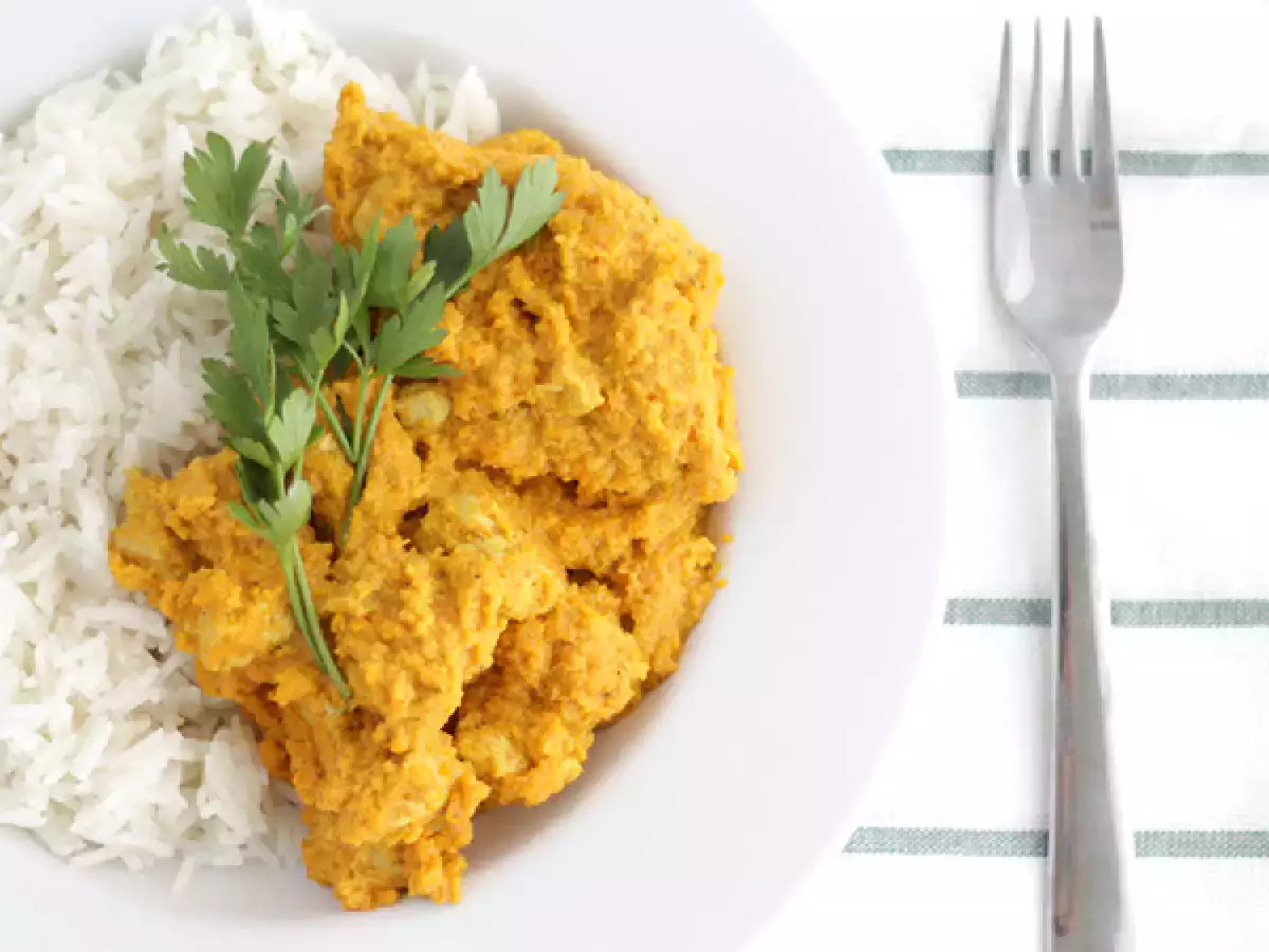 Kipcurry met kokosmelk