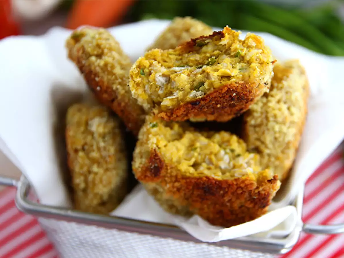 Kipnuggets met doperwten en worteltjes - foto 3