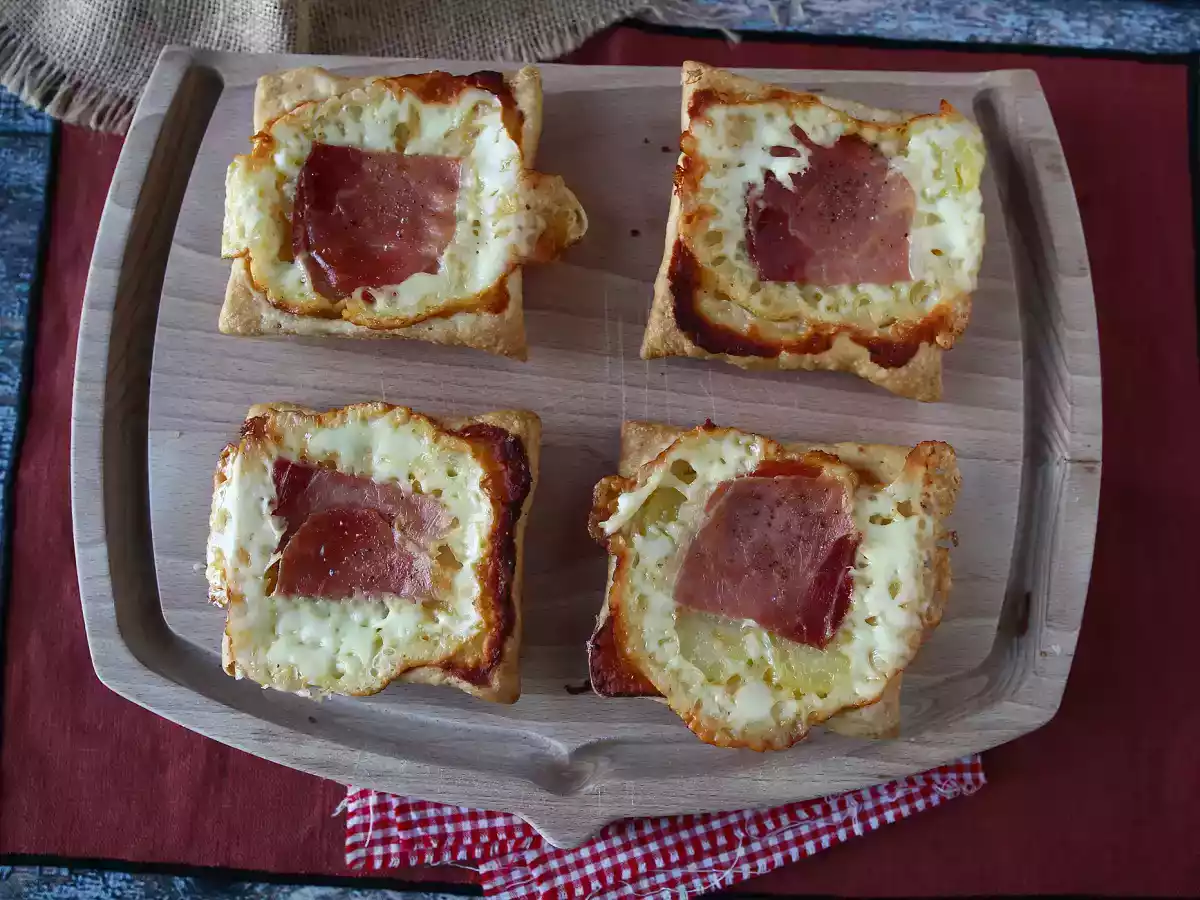 Kleine tartaartjes met raclette-smaak, in individuele porties - foto 6