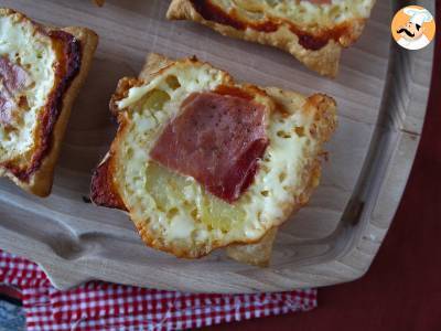 Kleine tartaartjes met raclette-smaak, in individuele porties - foto 3