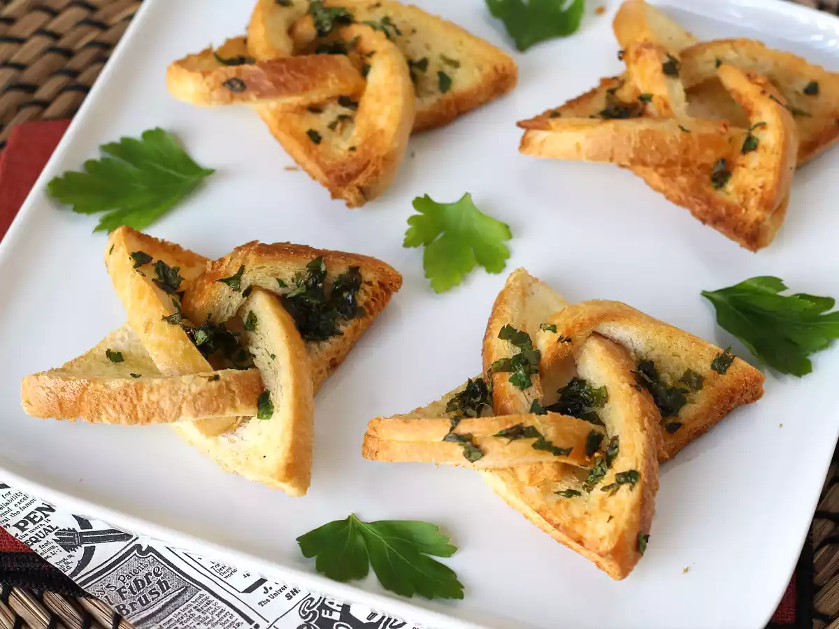 Knoflookbrood ster stijl met sandwich brood - foto 6