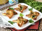 Knoflookbrood ster stijl met sandwich brood, foto 1