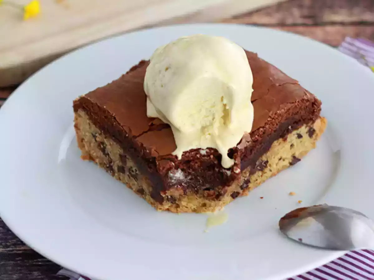 Koekjes- en brownietaart perfect als tussendoortje! - foto 3