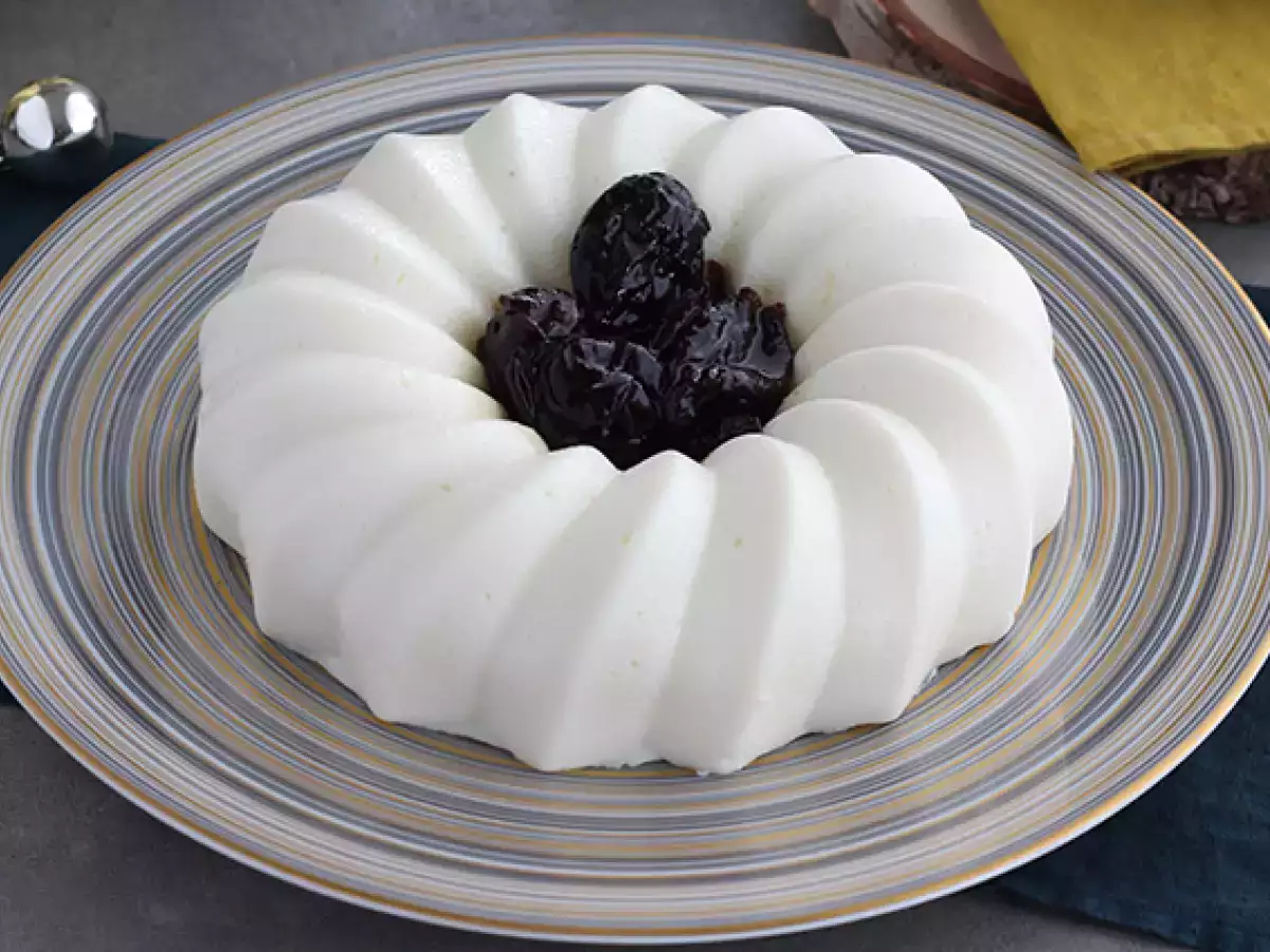 Kokosblancmange met coulis van gedroogde pruimen - foto 2
