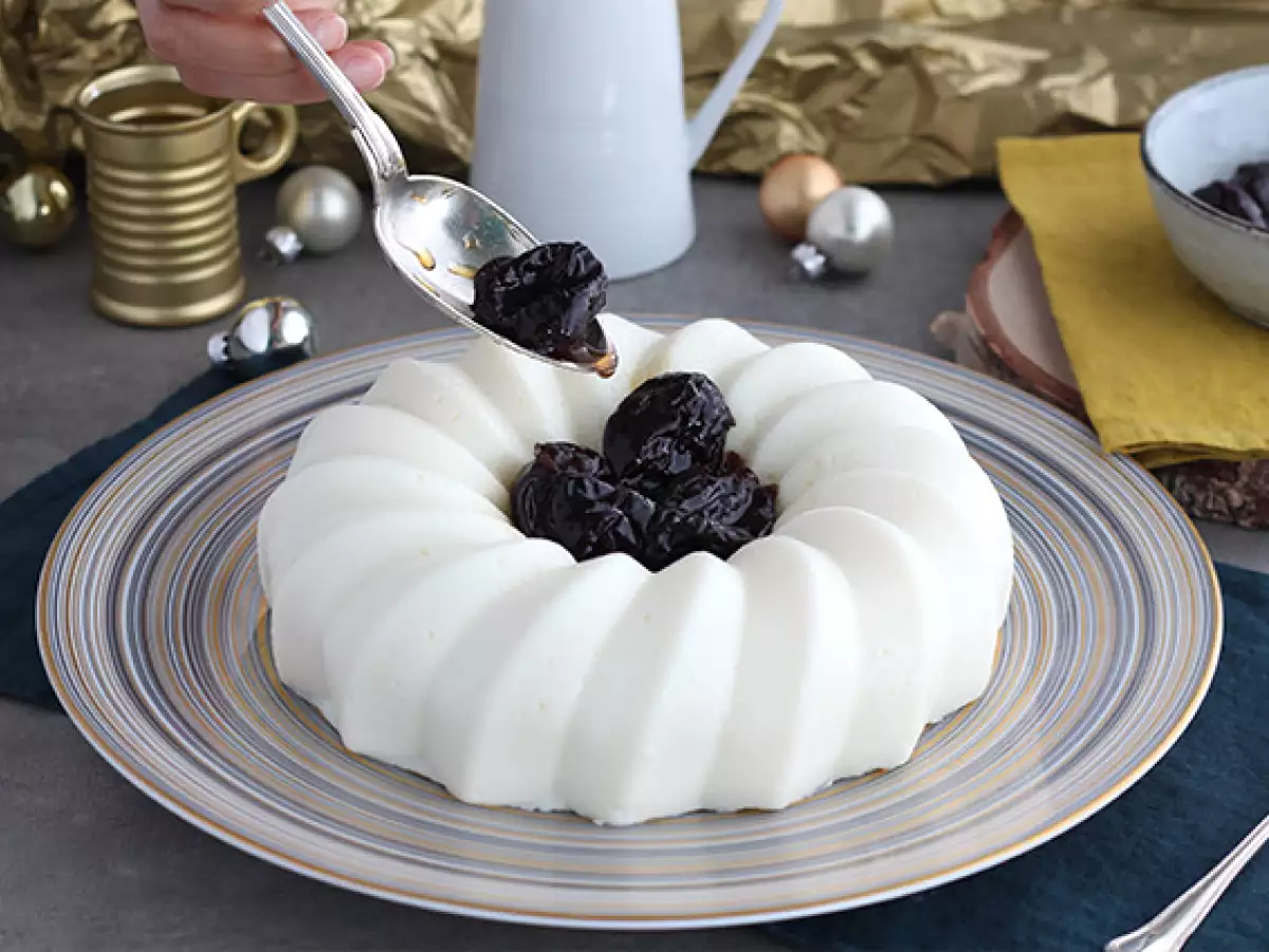 Kokosblancmange met coulis van gedroogde pruimen - foto 7