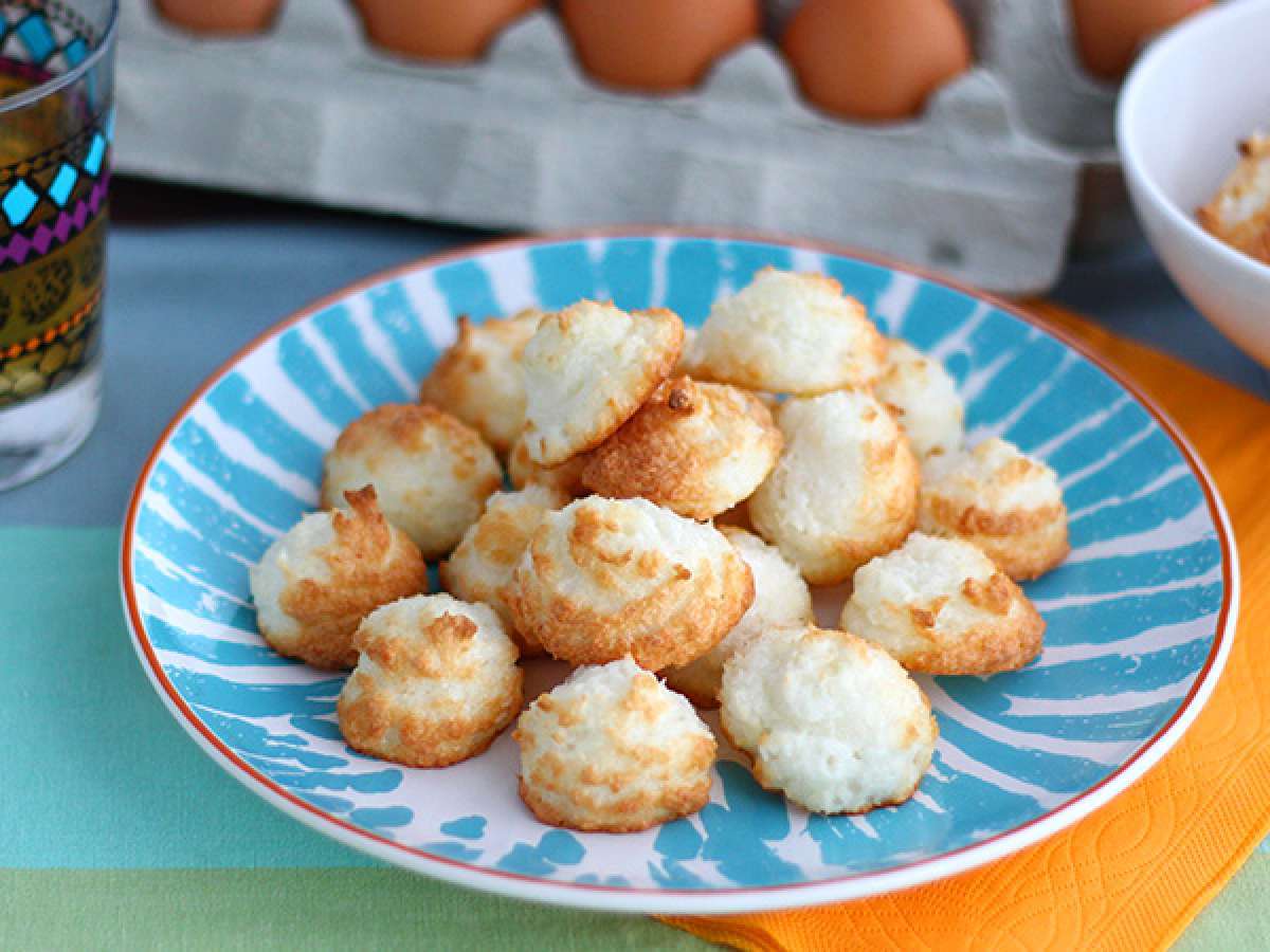 Kokosmakronen (kokosrotsjes)