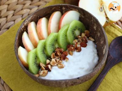 Kokosnoot, appel, kiwi en hazelnoot-yoghurtsnack - foto 3