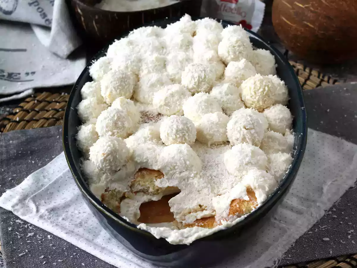 Kokosnoot Tiramisu met Raffaello - foto 6