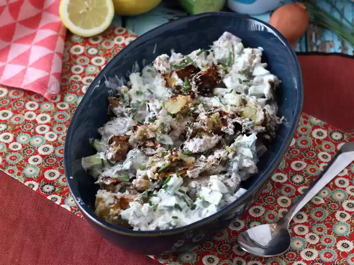 Komkommer en krokante aardappelsalade - foto 7