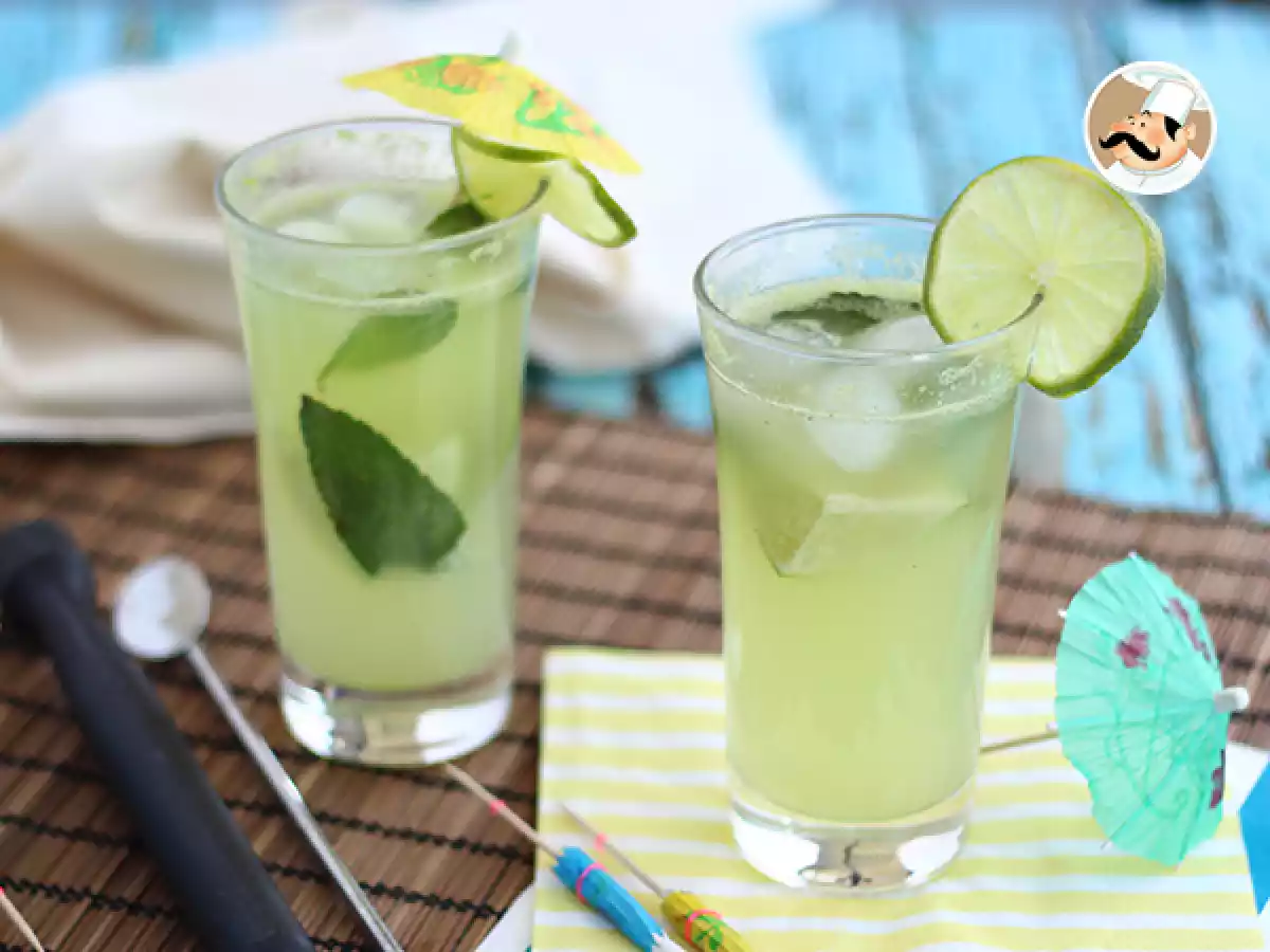 Komkommer Mojito, alcoholvrije cocktail