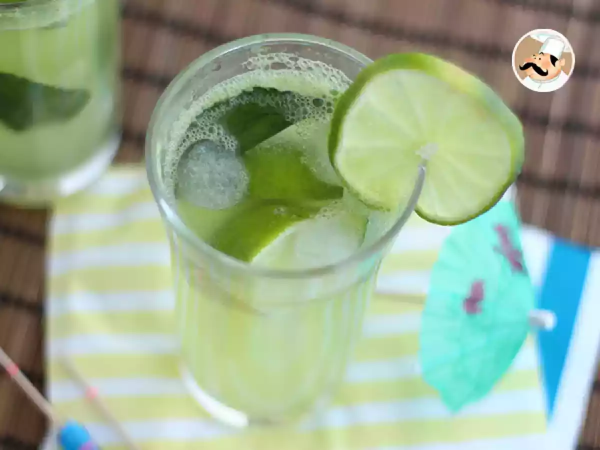 Komkommer Mojito, alcoholvrije cocktail - foto 2