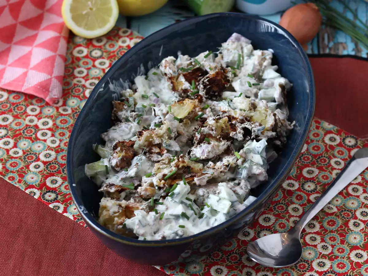 Komkommersalade met krokante aardappelen - foto 7