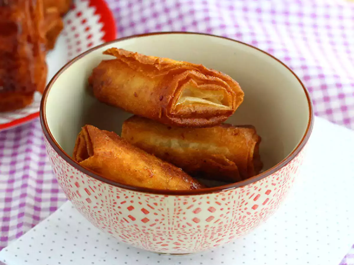 Krokante bananenpakketjes met filodeeg - foto 2