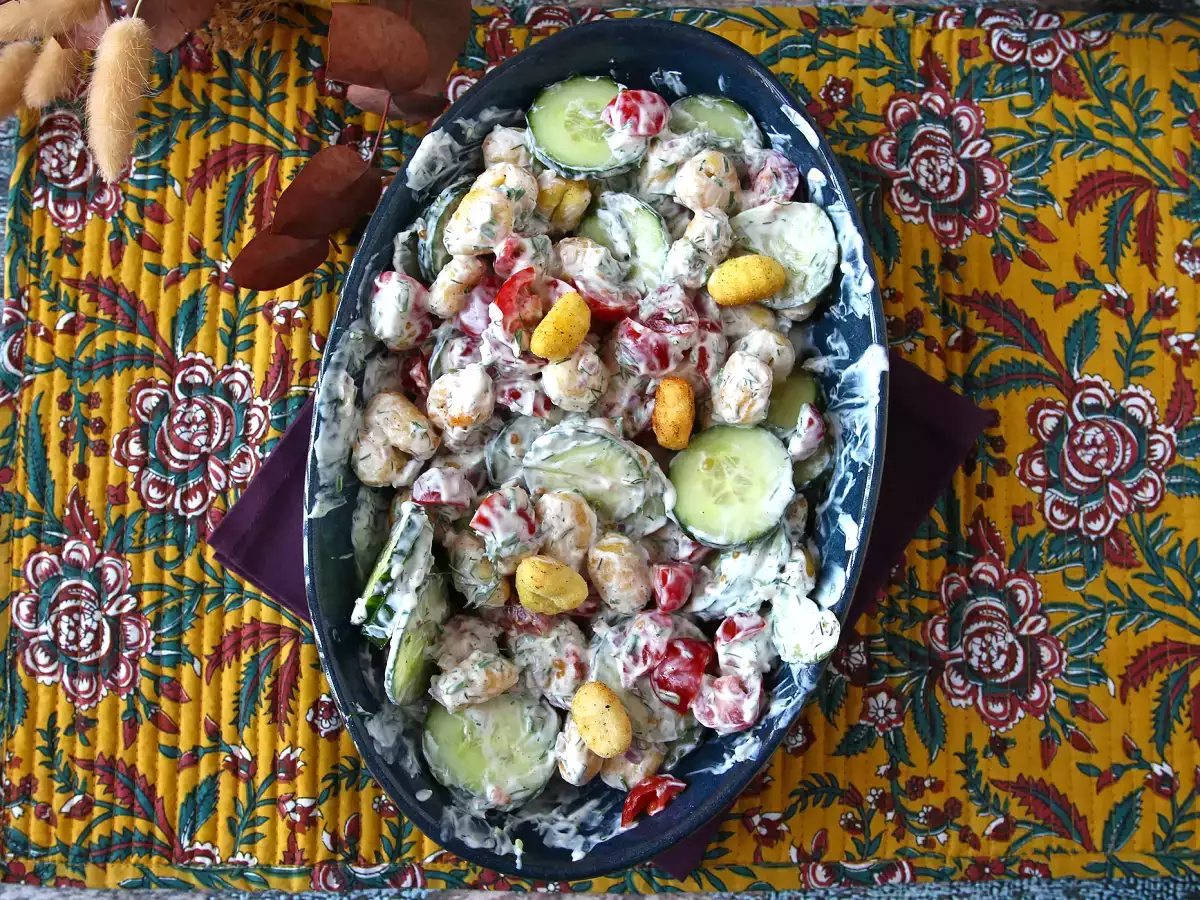 Krokante gnocchi salade, ultra trendy, smakelijk en evenwichtig, perfect voor de zomer! - foto 5