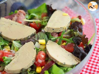 Landaise salade met foie gras (salade uit de Périgord) - foto 2