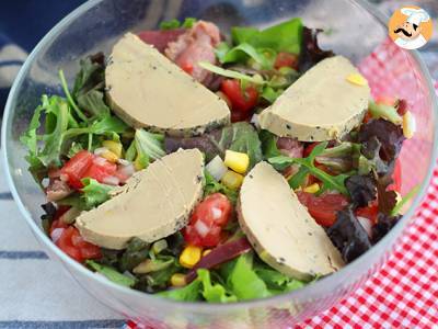 Landaise salade met foie gras (salade uit de Périgord) - foto 3