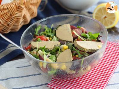 Landaise salade met foie gras (salade uit de Périgord) - foto 4