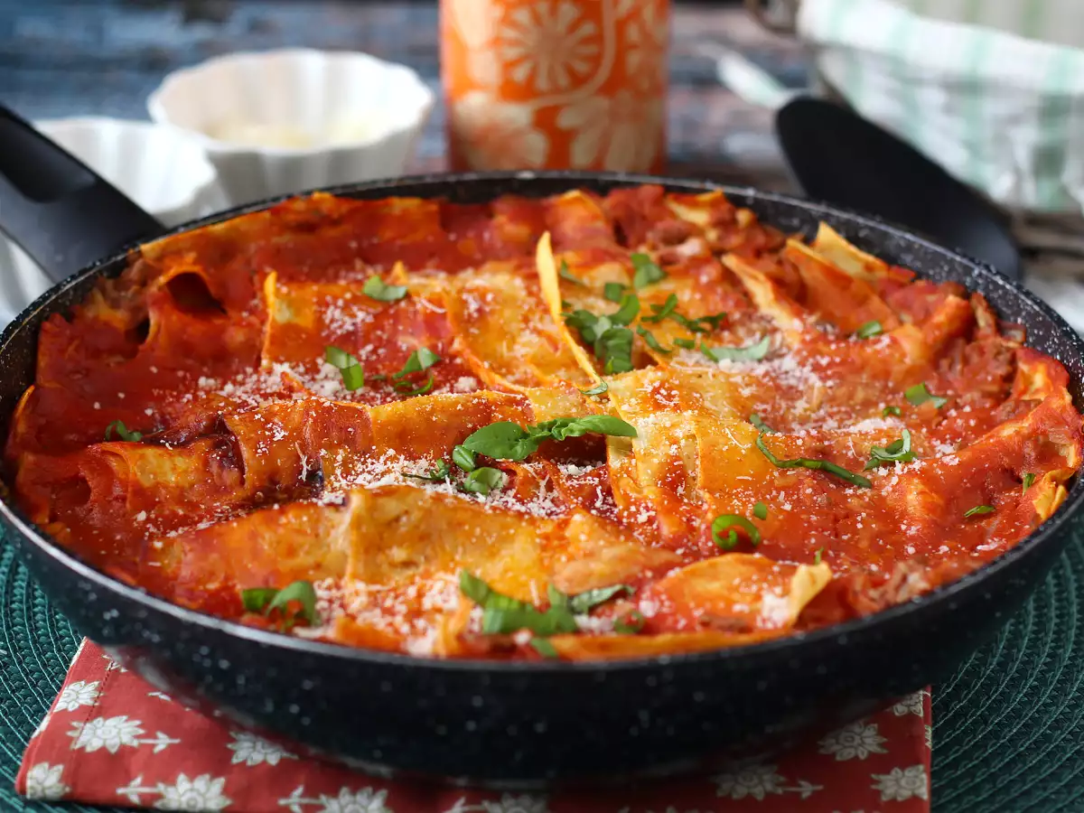 Lasagne bolognese uit de pan - foto 2