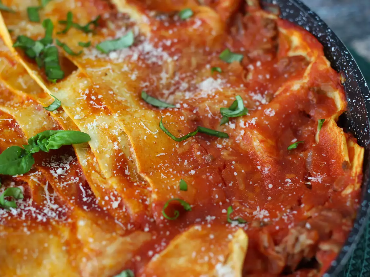 Lasagne bolognese uit de pan - foto 4