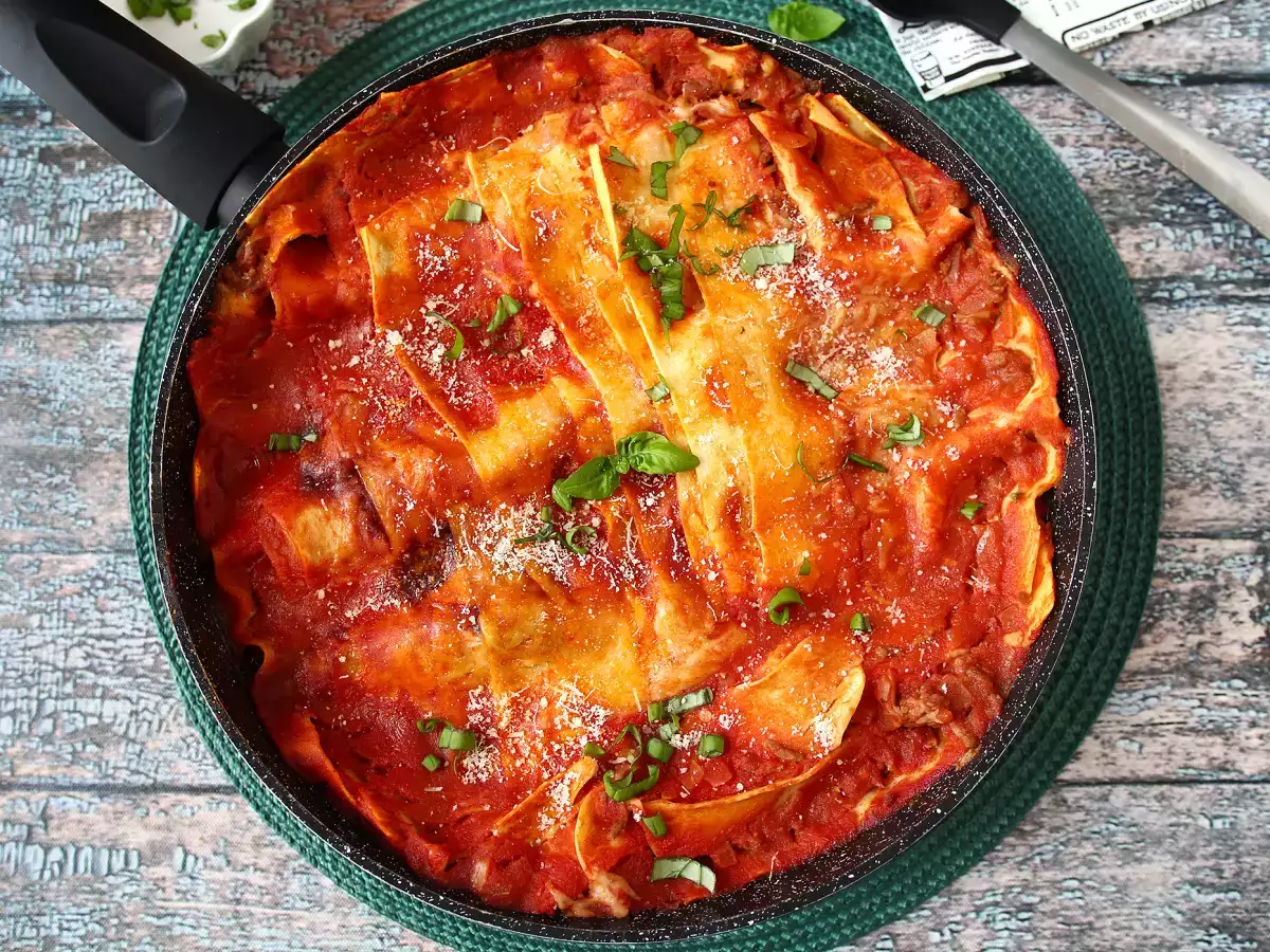 Lasagne bolognese uit de pan - foto 5