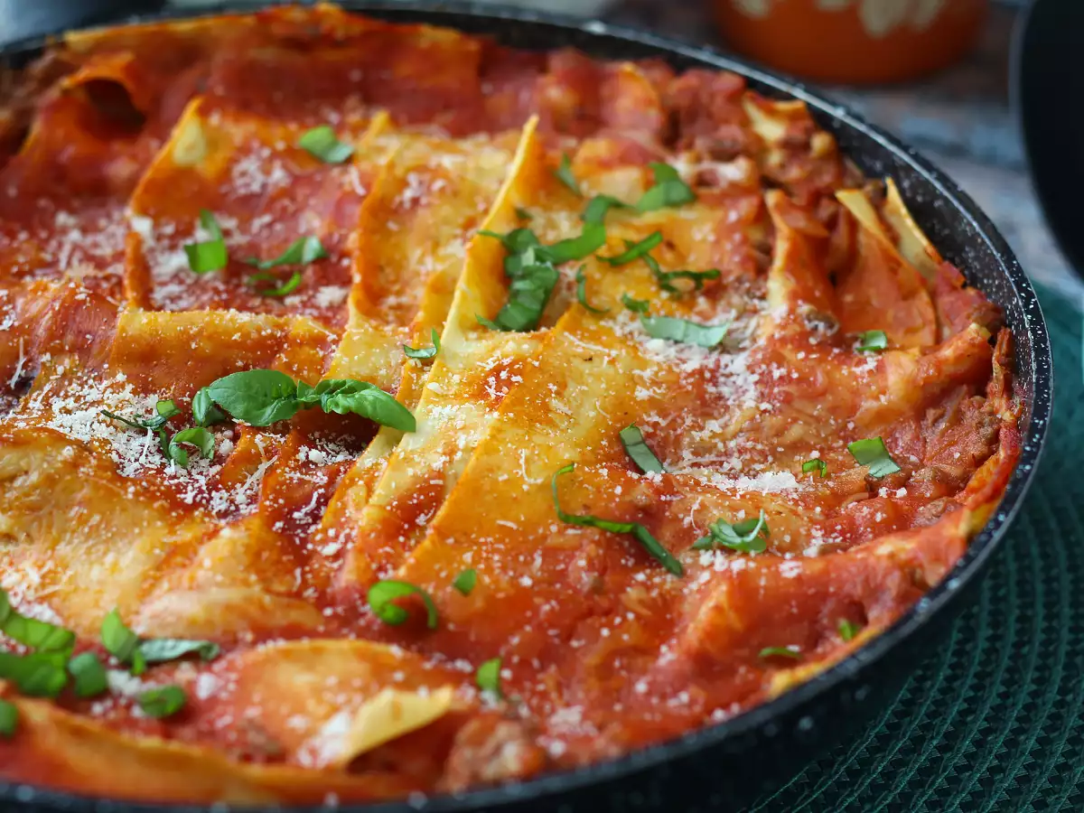 Lasagne bolognese uit de pan - foto 7