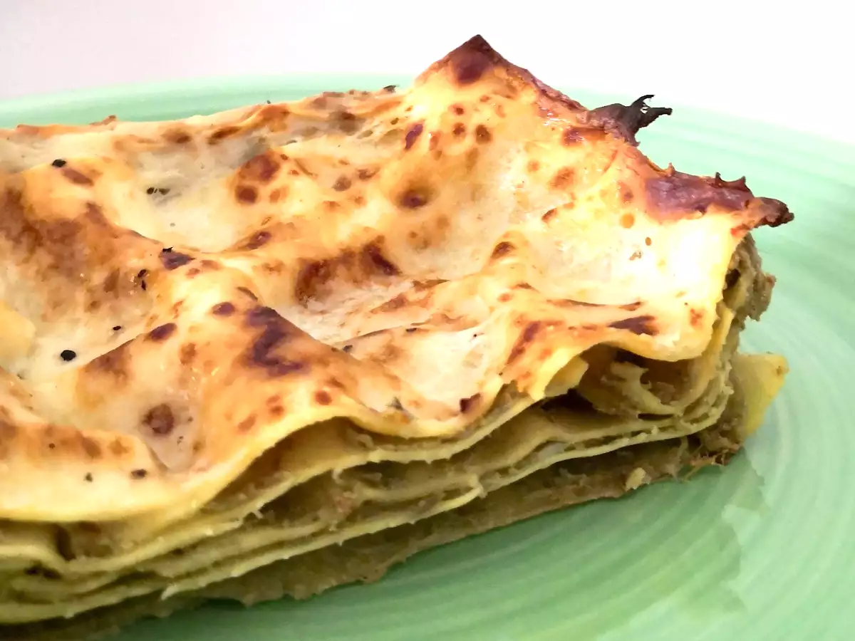Lasagne met artisjokken en ricotta
