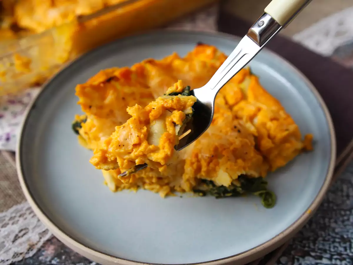Lasagne met flespompoen, spinazie en ricotta - foto 5
