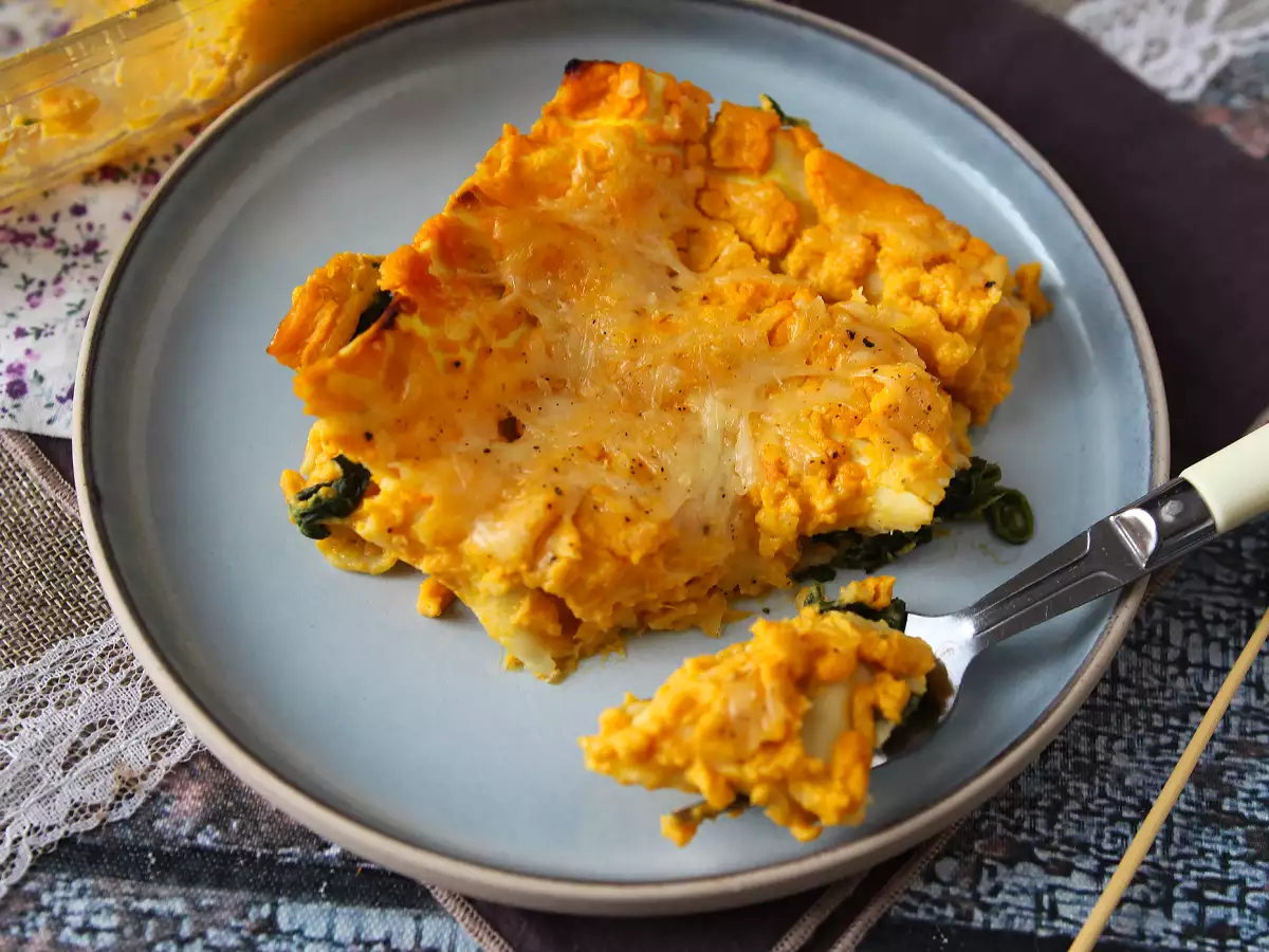 Lasagne met flespompoen, spinazie en ricotta - foto 6