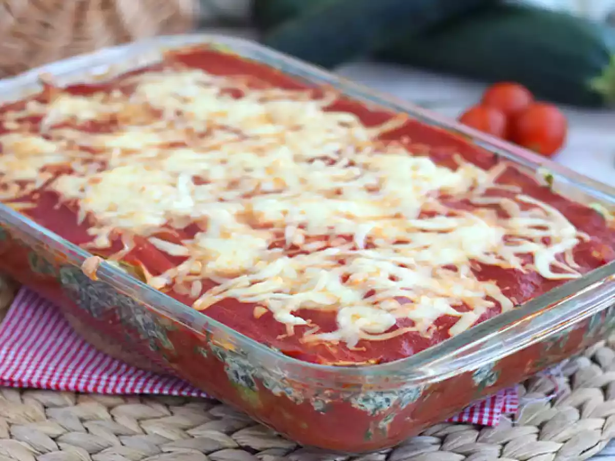 Lasagne van courgettes en spinazie - foto 3