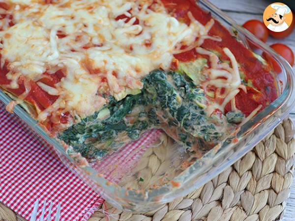 Lasagne van courgettes en spinazie - foto 4