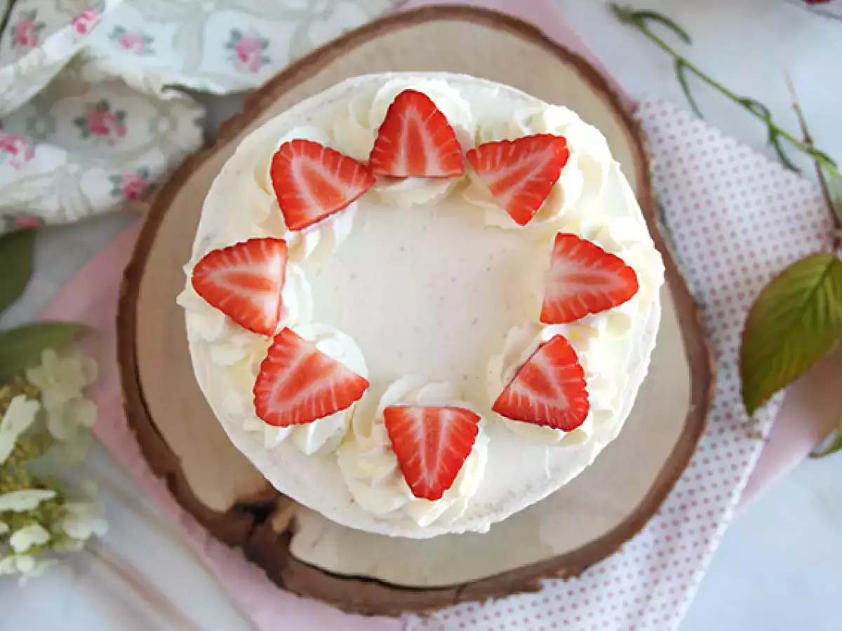 Layer cake met aardbeien en mascarponecrème - foto 6