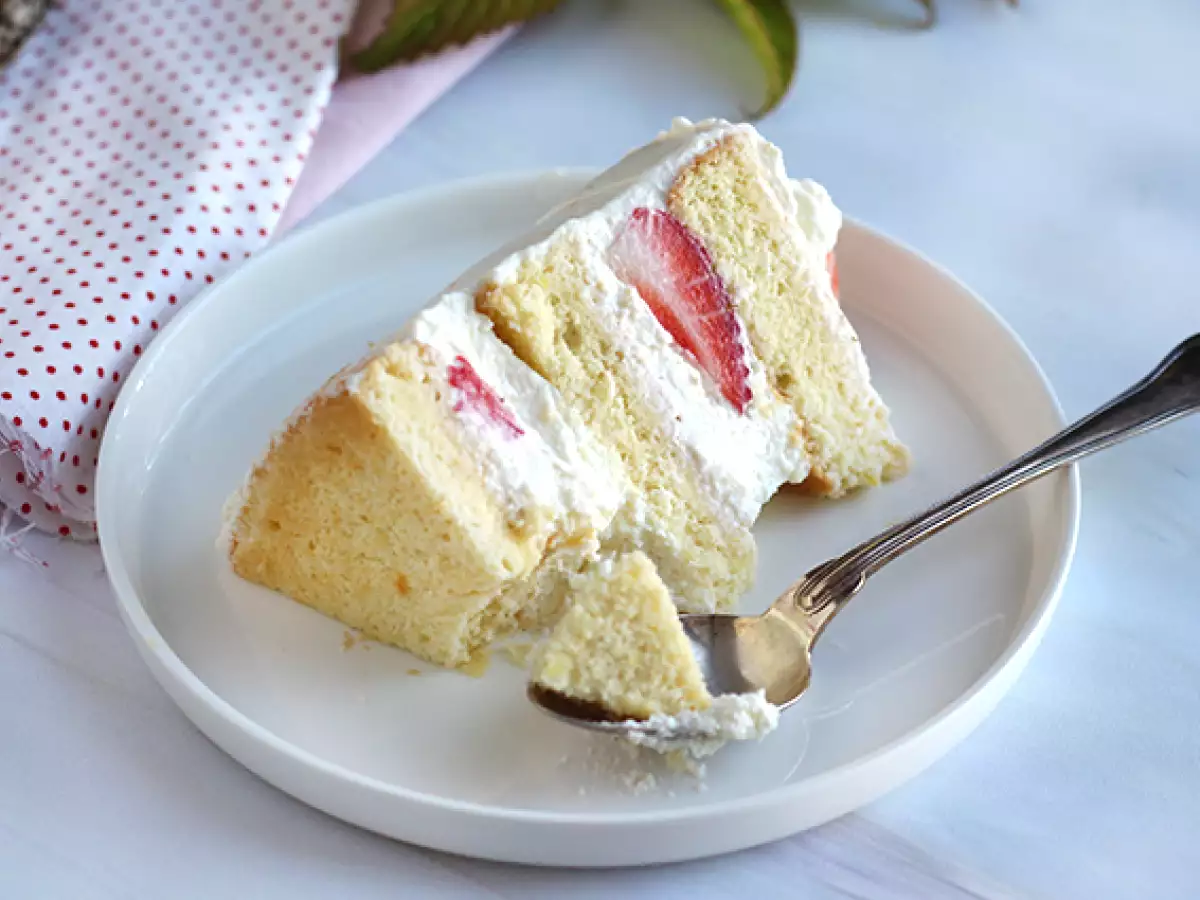 Layer cake met aardbeien en mascarponecrème - foto 7