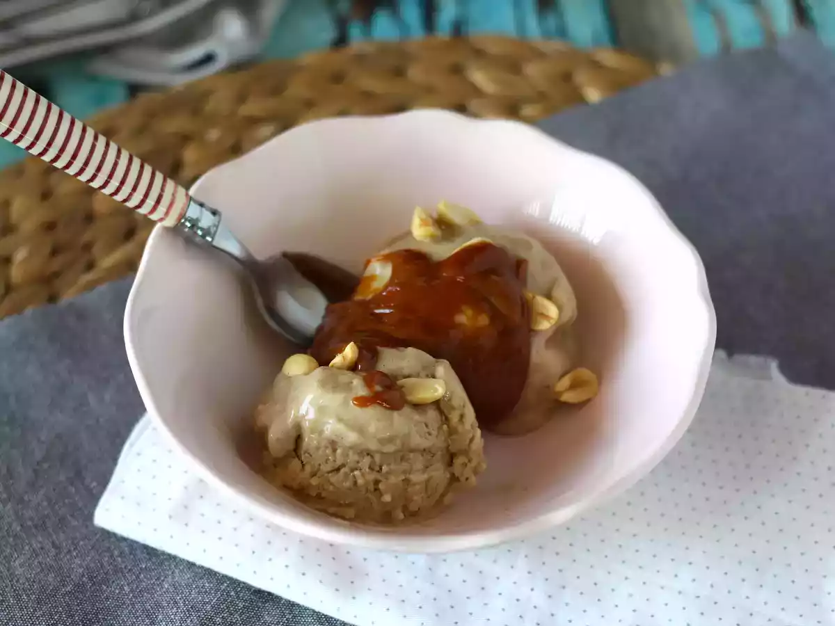 Lekker bananenroomijs, vegan ijs met bananen! Geen ijsmachine - foto 2