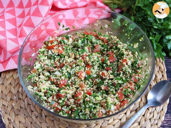 Libanese tabbouleh, hyper geurige en frisse salade zoals we het lekker vinden - foto 3