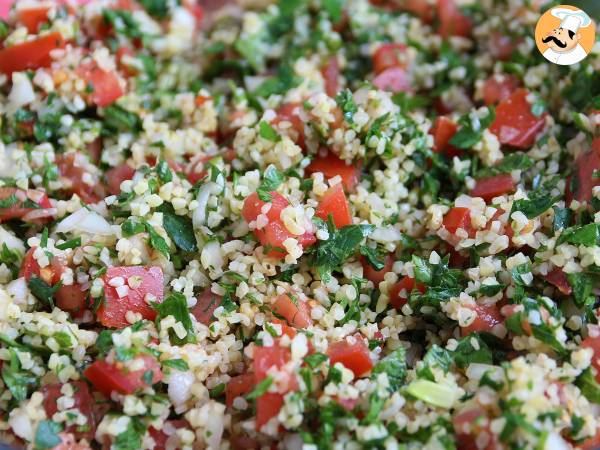 Libanese tabbouleh, hyper geurige en frisse salade zoals we het lekker vinden - foto 4